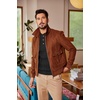 image:imageCOOFANDY Men Casual Knit Sweater Quarter Button Henley Long Sleeve Slim Fit Twisted Pullover SweaterBlack