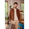 image:imageCOOFANDY Men Casual Knit Sweater Quarter Button Henley Long Sleeve Slim Fit Twisted Pullover SweaterCream Color