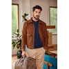image:imageCOOFANDY Men Casual Knit Sweater Quarter Button Henley Long Sleeve Slim Fit Twisted Pullover SweaterNavy Blue