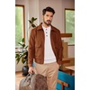 image:imageCOOFANDY Men Casual Knit Sweater Quarter Button Henley Long Sleeve Slim Fit Twisted Pullover SweaterWhite