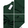 image:imageCOOFANDY Men Casual V Neck Sweater Ribbed Knit Slim Fit Long Sleeve Pullover TopGreen