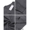 image:imageCOOFANDY Men Casual V Neck Sweater Ribbed Knit Slim Fit Long Sleeve Pullover TopPat1