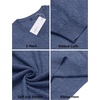image:imageCOOFANDY Men Casual V Neck Sweater Ribbed Knit Slim Fit Long Sleeve Pullover TopPattern 5
