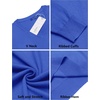 image:imageCOOFANDY Men Casual V Neck Sweater Ribbed Knit Slim Fit Long Sleeve Pullover TopRoyal Blue