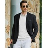 image:imageCOOFANDY Men Casual V Neck Sweater Ribbed Knit Slim Fit Long Sleeve Pullover TopWhite