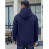 image:imageCOOFANDY Men Cotton Fleece Hooded Sweatshirt Casual Long Sleeve Hoodies Pullover Fashion Drawstring Hoodie with Kanga PocketBlue Purple