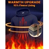 image:imageCOOFANDY Men Cotton Fleece Hooded Sweatshirt Casual Long Sleeve Hoodies Pullover Fashion Drawstring Hoodie with Kanga PocketBlue Purple