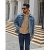 image:imageCOOFANDY Men Cotton Fleece Hooded Sweatshirt Casual Long Sleeve Hoodies Pullover Fashion Drawstring Hoodie with Kanga PocketKhaki