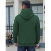 image:imageCOOFANDY Men Cotton Fleece Hooded Sweatshirt Casual Long Sleeve Hoodies Pullover Fashion Drawstring Hoodie with Kanga PocketLake Green