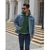 image:imageCOOFANDY Men Cotton Fleece Hooded Sweatshirt Casual Long Sleeve Hoodies Pullover Fashion Drawstring Hoodie with Kanga PocketLake Green