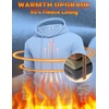 image:imageCOOFANDY Men Cotton Fleece Hooded Sweatshirt Casual Long Sleeve Hoodies Pullover Fashion Drawstring Hoodie with Kanga PocketLight Blue