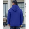 image:imageCOOFANDY Men Cotton Fleece Hooded Sweatshirt Casual Long Sleeve Hoodies Pullover Fashion Drawstring Hoodie with Kanga PocketRoyal Blue