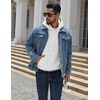image:imageCOOFANDY Men Cotton Fleece Hooded Sweatshirt Casual Long Sleeve Hoodies Pullover Fashion Drawstring Hoodie with Kanga PocketWhite