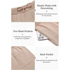 image:imageCOOFANDY Mens 2 Piece Outfit Vintage Short Sleeve Button Down Knit Polo Shirts Casual Beach Shorts SetsKhaki  Black