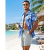 image:imageCOOFANDY Mens 7 Swim Trunks with Compression Liner Quick Dry 2 in 1 Bathing Suit Beach Swimwear Board Shorts with PocketsGray Green