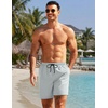 image:imageCOOFANDY Mens 7 Swim Trunks with Compression Liner Quick Dry 2 in 1 Bathing Suit Beach Swimwear Board Shorts with PocketsGray Green