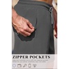 image:imageCOOFANDY Mens 7 Swim Trunks with Compression Liner Stretch Swimming Shorts with Zipper PocketsDark Grey