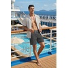 image:imageCOOFANDY Mens 7 Swim Trunks with Compression Liner Stretch Swimming Shorts with Zipper PocketsDark Grey
