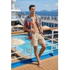 image:imageCOOFANDY Mens 7 Swim Trunks with Compression Liner Stretch Swimming Shorts with Zipper PocketsKhaki
