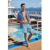 image:imageCOOFANDY Mens 7 Swim Trunks with Compression Liner Stretch Swimming Shorts with Zipper PocketsLight Blue  Whales