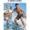 image:imageCOOFANDY Mens 7 Swim Trunks with Compression Liner Stretch Swimming Shorts with Zipper PocketsLight Grey