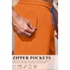 image:imageCOOFANDY Mens 7 Swim Trunks with Compression Liner Stretch Swimming Shorts with Zipper PocketsOrange
