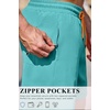 image:imageCOOFANDY Mens 7 Swim Trunks with Compression Liner Stretch Swimming Shorts with Zipper PocketsTeal
