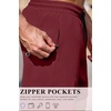 image:imageCOOFANDY Mens 7 Swim Trunks with Compression Liner Stretch Swimming Shorts with Zipper PocketsWine