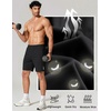 image:imageCOOFANDY Mens Athletic Running Shorts 7 9 Lightweight Quick Dry Drawstring Mesh Gym Shorts with Zipper PocketsBlack