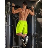 image:imageCOOFANDY Mens Athletic Running Shorts 7 9 Lightweight Quick Dry Drawstring Mesh Gym Shorts with Zipper PocketsFluorescent Green