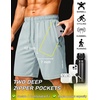image:imageCOOFANDY Mens Athletic Running Shorts 7 9 Lightweight Quick Dry Drawstring Mesh Gym Shorts with Zipper PocketsLodenfrost