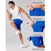image:imageCOOFANDY Mens Athletic Running Shorts 7 9 Lightweight Quick Dry Drawstring Mesh Gym Shorts with Zipper PocketsRoyal Blue