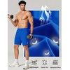 image:imageCOOFANDY Mens Athletic Running Shorts 7 9 Lightweight Quick Dry Drawstring Mesh Gym Shorts with Zipper PocketsRoyal Blue
