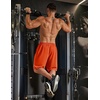 image:imageCOOFANDY Mens Athletic Running Shorts 7 9 Lightweight Quick Dry Drawstring Mesh Gym Shorts with Zipper PocketsVibrant Orange
