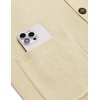 image:imageCOOFANDY Mens Cardigan Sweater Long Sleeve Lightweight Casual V Neck Button Down Knitted Sweater with PocketsCream