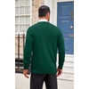image:imageCOOFANDY Mens Cardigan Sweater Long Sleeve Lightweight Casual V Neck Button Down Knitted Sweater with PocketsDark Green