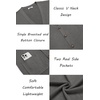 image:imageCOOFANDY Mens Cardigan Sweater Long Sleeve Lightweight Casual V Neck Button Down Knitted Sweater with PocketsGrey