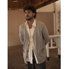 image:imageCOOFANDY Mens Cardigan Sweater Long Sleeve Lightweight Casual V Neck Button Down Knitted Sweater with PocketsLight Grey