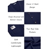 image:imageCOOFANDY Mens Cardigan Sweater Long Sleeve Lightweight Casual V Neck Button Down Knitted Sweater with PocketsNavy Blue