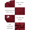 image:imageCOOFANDY Mens Cardigan Sweater Long Sleeve Lightweight Casual V Neck Button Down Knitted Sweater with PocketsWine Red
