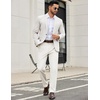 image:imageCOOFANDY Mens Casual Chino Pants Elastic Waist Lightweight Trousers ClassicFit Business Dress Pants with PocketsBeige