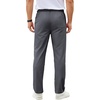 image:imageCOOFANDY Mens Casual Chino Pants Elastic Waist Lightweight Trousers ClassicFit Business Dress Pants with PocketsDark Grey