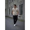image:imageCOOFANDY Mens Casual Cotton Pants Regular Fit Elastic Waist Drawstring Twill Pants Straight Leg Chino PantsBlack