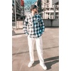 image:imageCOOFANDY Mens Casual Cotton Pants Regular Fit Elastic Waist Drawstring Twill Pants Straight Leg Chino PantsWhite