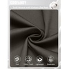 image:imageCOOFANDY Mens Casual Pants Drawstring Elastic Waist Chino Pants Straight Leg Slacks Cotton Twill Trousers with PocketsDark Army Green