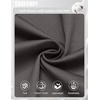 image:imageCOOFANDY Mens Casual Pants Drawstring Elastic Waist Chino Pants Straight Leg Slacks Cotton Twill Trousers with PocketsDark Gray