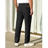 image:imageCOOFANDY Mens Casual Pants Elastic Waist Chino Pants Lightweight Drawstring Pants with PocketsAblack