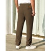 image:imageCOOFANDY Mens Casual Pants Elastic Waist Chino Pants Lightweight Drawstring Pants with PocketsBrown