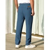 image:imageCOOFANDY Mens Casual Pants Elastic Waist Chino Pants Lightweight Drawstring Pants with PocketsDark Blue