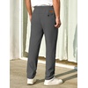 image:imageCOOFANDY Mens Casual Pants Elastic Waist Chino Pants Lightweight Drawstring Pants with PocketsDark Gray